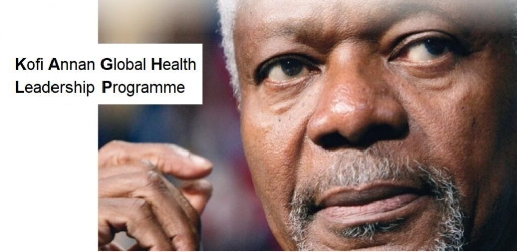  Programme de Bourses Kofi Annan pour le leadership en santé publique.