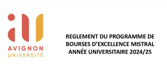  PROGRAMME DE BOURSES D’EXCELLENCE MISTRAL ANNÉE UNIVERSITAIRE 2024/25