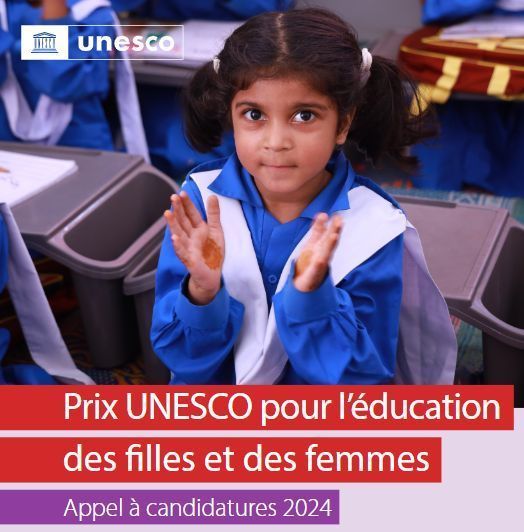  2024 Prix UNESCO pour l’éducation des filles et des femmes