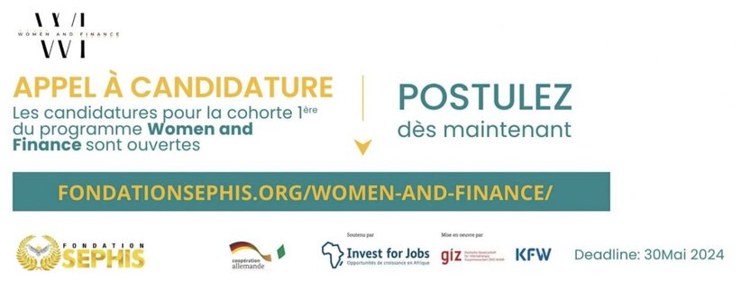  Appel à candidatures: Le programme Women and Finance